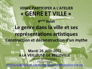 FLYER Genre et Ville Représentations Artistiques